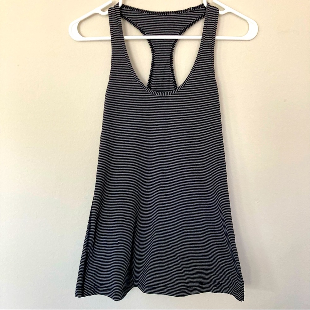 Lululemon Grey/Black Racerback Tank